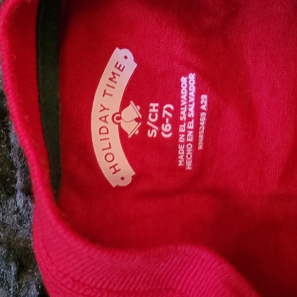 S(6/7) I'm Down with Santa red shirt - Picture 2 of 2